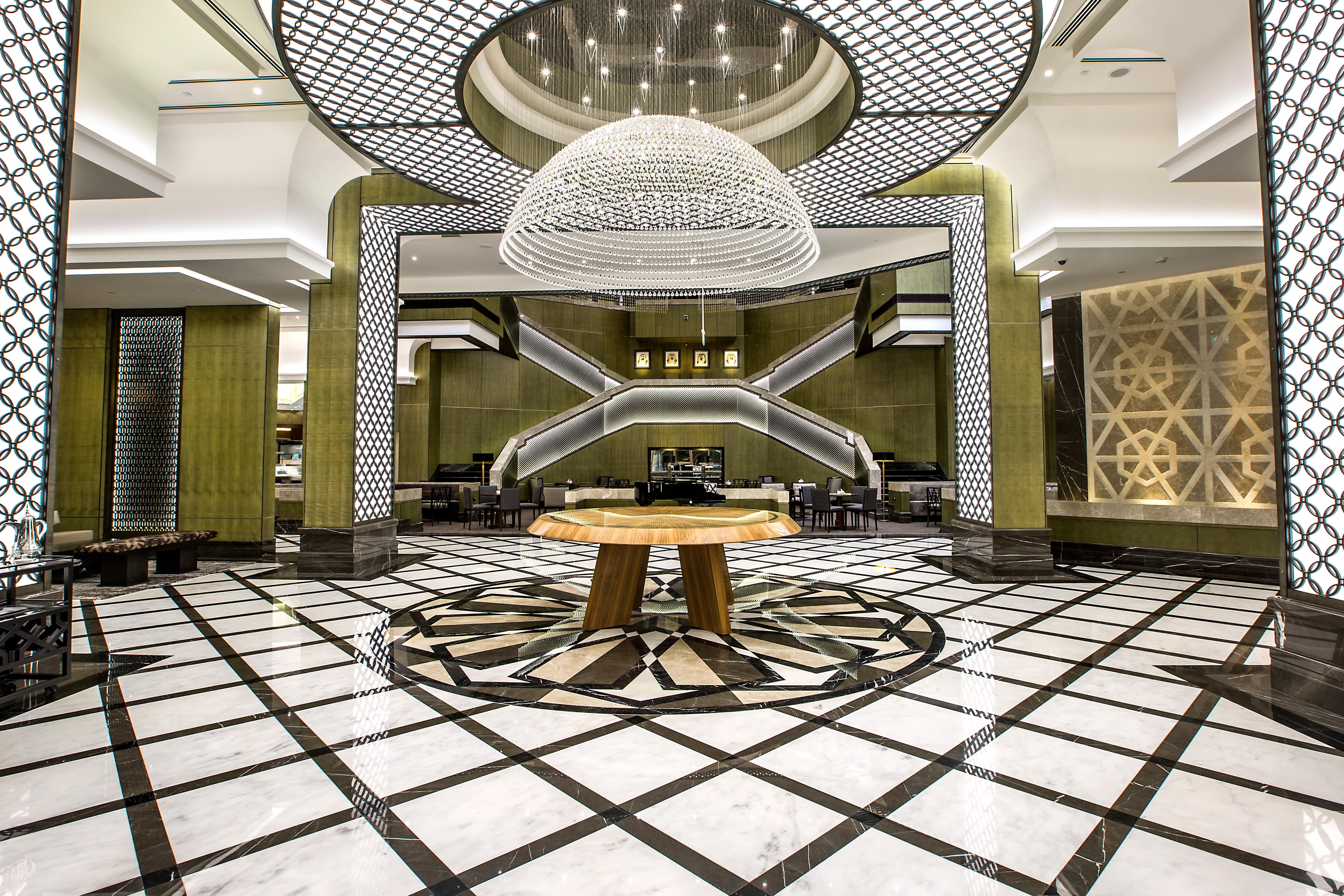 Ayla Grand Hotel Al-Ajn Zewnętrze zdjęcie Lobby